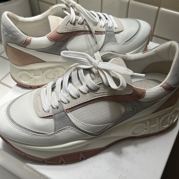 Like-New Jimmy Choo Landon Sneakers - Picture 2 of 7